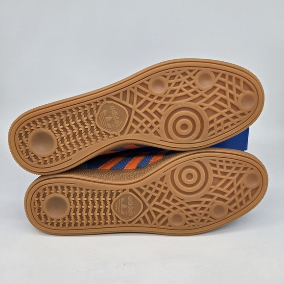 New Adidas Handball Spezial 'Focus Blue Orange Gum' Men's Shoes Size 9 - Picture 7 of 8